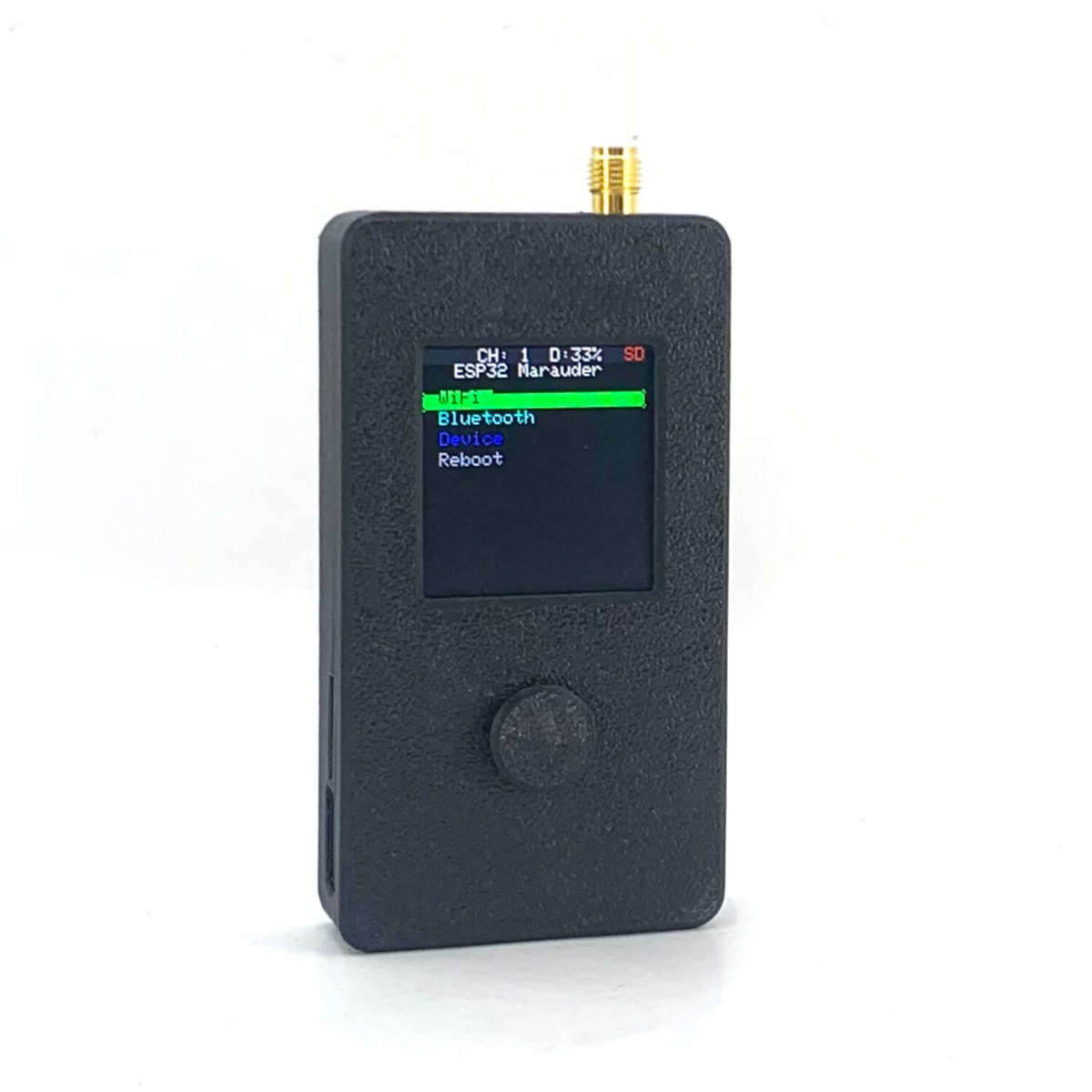 Black - ESP32 Marauder Mar-x-Auder Device WiFi Bluetooth 2.4GHz Offensive Defensive Tools with 1.44