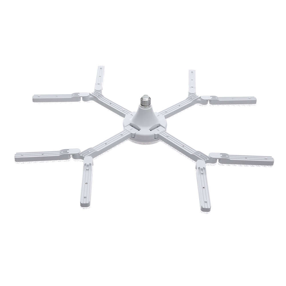 5 Leafs - Elfeland 3/4/5 Leafs Foldable Crystal Snowflake LED Ceiling Light E27 Adjustable Shape AC