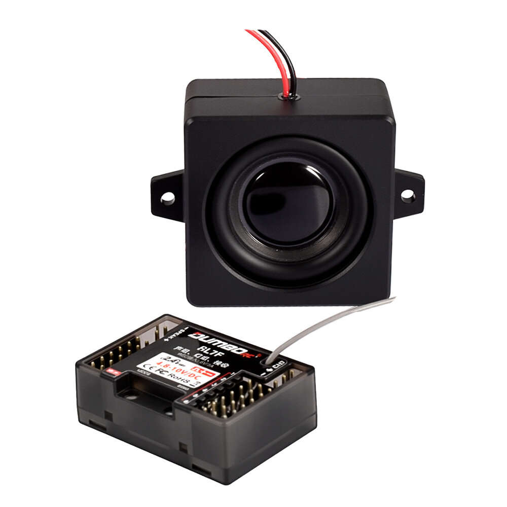 SL7F Multifunction Receiver + Speaker - DUMBORC SL7F 2.4GHz 7CH 3-in-1 6V/3A BEC PWM Multifunction R