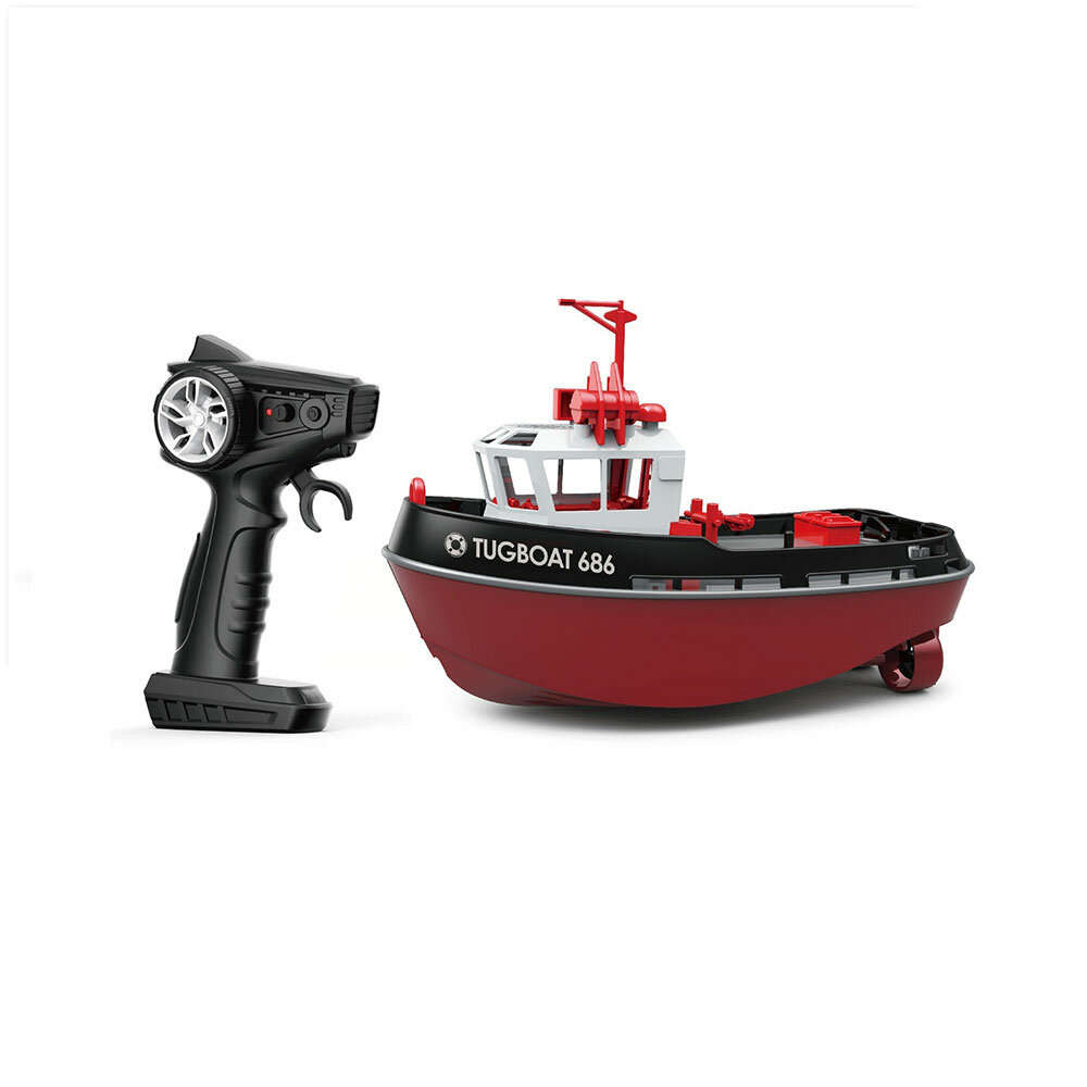 Black - TY XIN 686 2.4G 1/72 Rc Boat Powerful Dual Motor Wireless Electric Remote Control Tugboat Mo