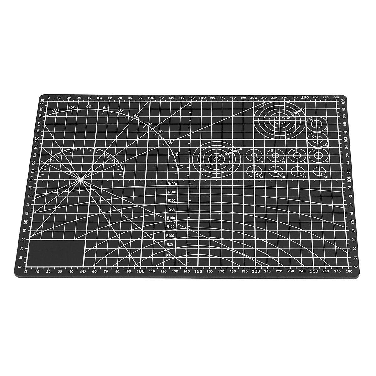 Self Healing Cutting Mat Professional Double Sided Flexible Fabric Grid Mat - A4