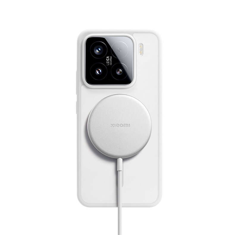 White - Xiaomi 30W Magnetic Wireless Charger Fast Wireless Charging Pad for Smart Phones for iPhone