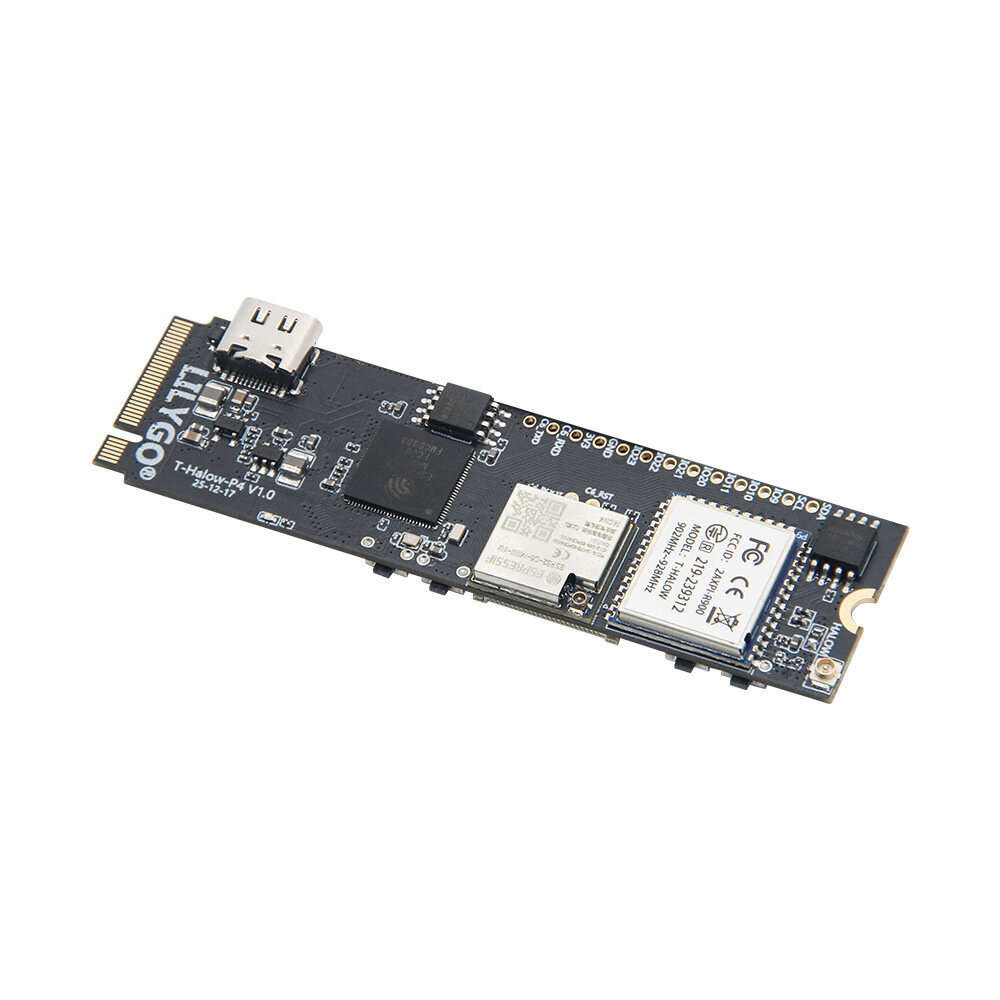 868MHZ - LILYGO T-Halow-P4 Development Board ESP32-P4 ESP32-C6 M.2 Slot Camera Interface WiFi Blueto