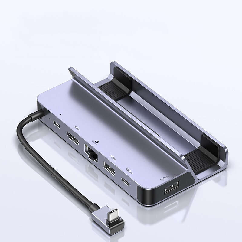 UGREEN 6-in-1 USB-C Docking Station to HDMI 4K60Hz RJ45 PD100W Charger Dock for Steam Deck ROG Ally