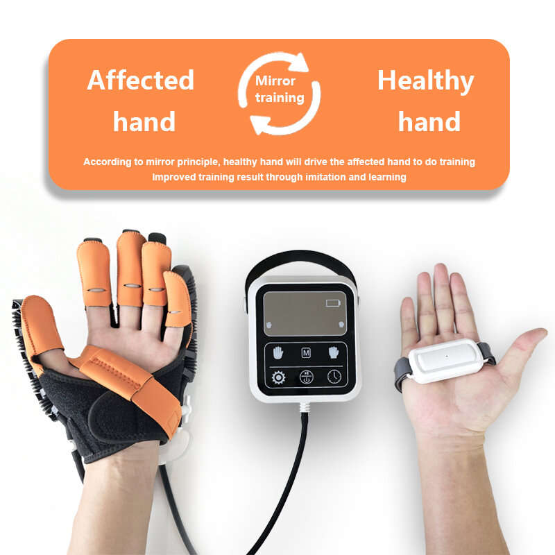 Medium - Rehabilitation Robot Gloves Hemiplegia Finger Rehabilitation Trainer Hand Function Recovery