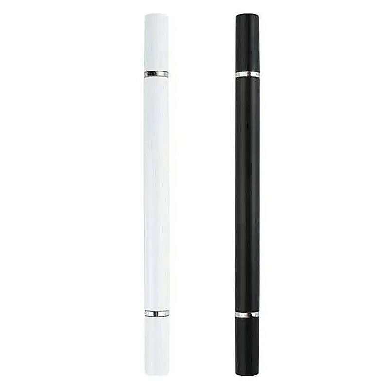 Black - Touch Screen Pen for Android Apple for Ipad Tablet Touch Screen Pen Two in One Capacitive Pe
