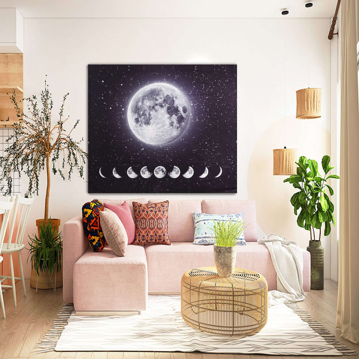 Printing Wall Hanging Tapestry Backdrop Decor Landscape Blanket Home Living Room Office Art Wall Orn