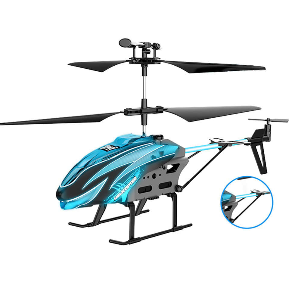 Red - DWi H10 2.4G 3.5CH Aluminum Alloy Lighting 360 Intelligent Obstacle Avoidance Altitude Hold RC