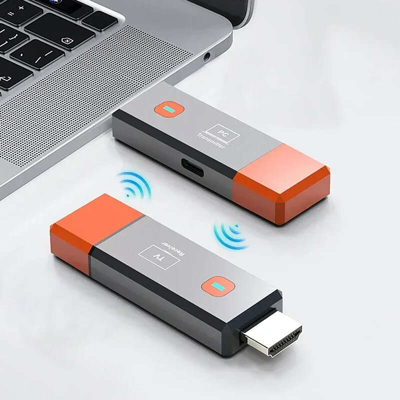 Bakeey 1080P Wireless HD Video Display Dongle Adapter Transmitter and Receiver Extender Kit TV Stick