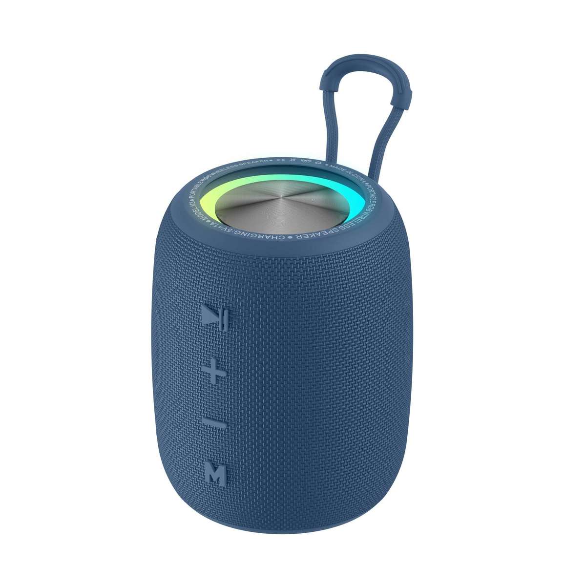 Black - M3 Portable Speaker bluetooth Speaker RGB Light 360 Stereo Deep Bass 57mm Large Speaker IPX6