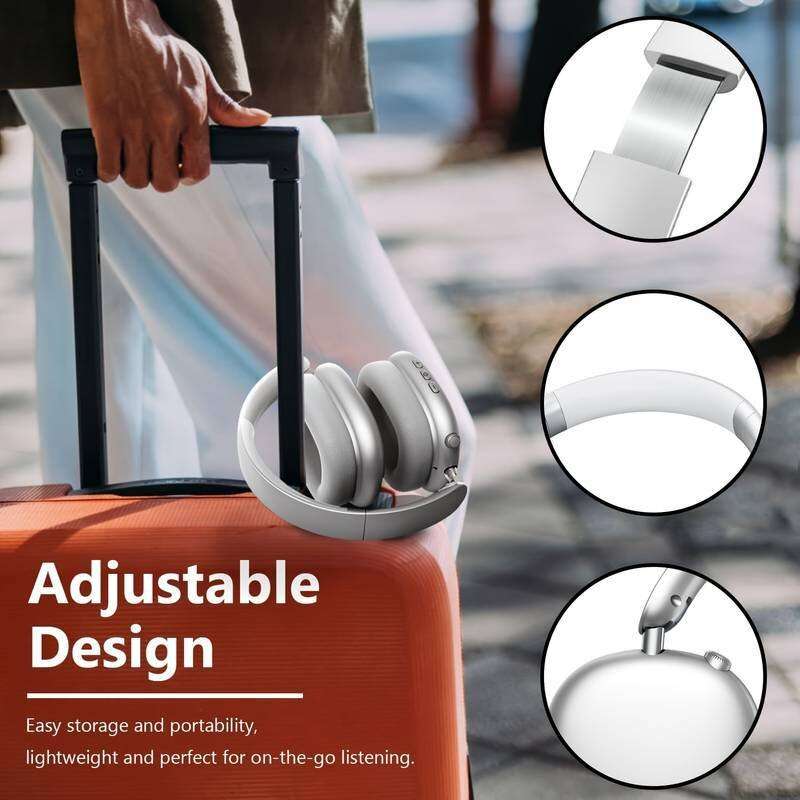 Silver - H35 Wireless Headset bluetooth Headphone Ergonomics Headband E-sports Gamer Headphones with