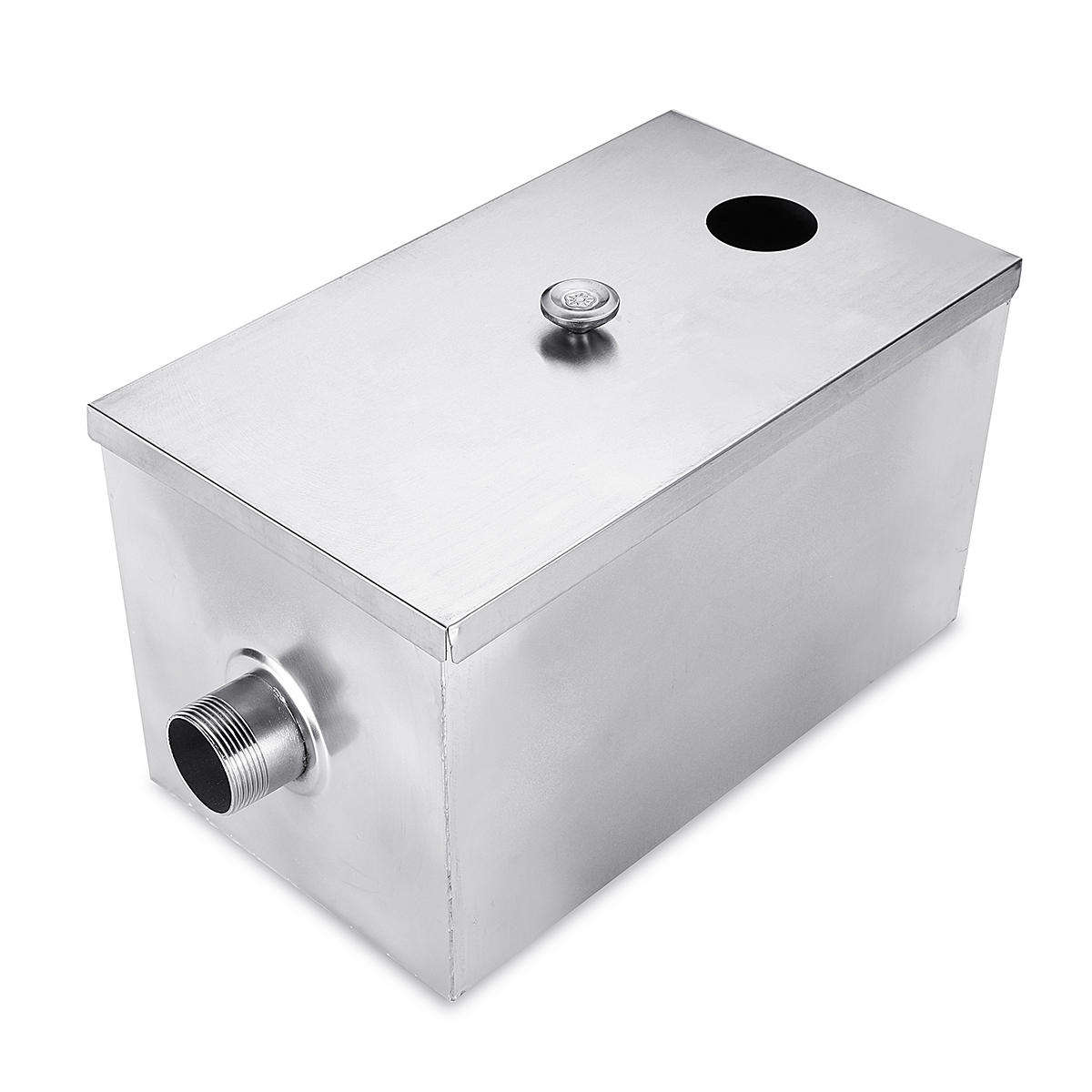 8Lb 5Gpm Gallons Per Minute Grease Trap Stainless Steel Interceptor Thickened