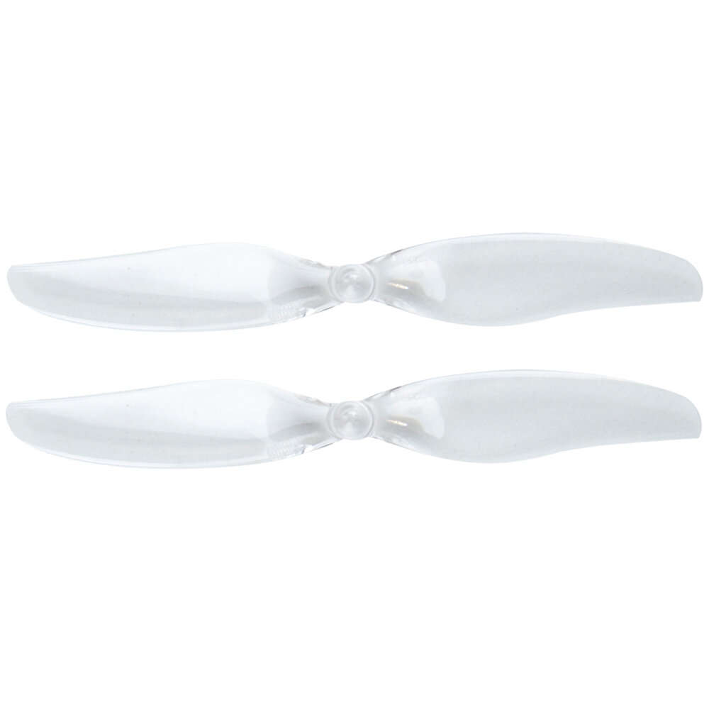 Transparent - 4 Pairs Gemfan 75MM Bi-blade 2-blade 1mm Shaft PC Propeller for Tiny Whoop RC Drone FP