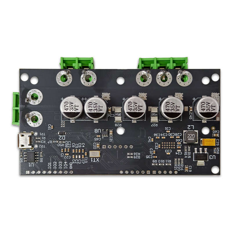 Black - ODrive S V3.6 FOC BLDC Motor Controller 60A Support CAN PWM Pulse Encoder TLE5012B AS5047 AM