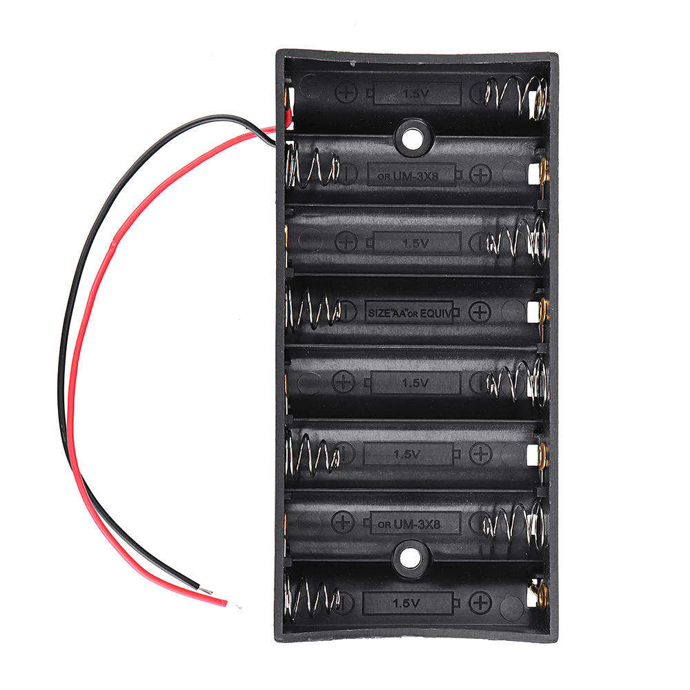8 Slots AA Battery Box Battery Holder Board for 8xAA Batteries DIY kit Case