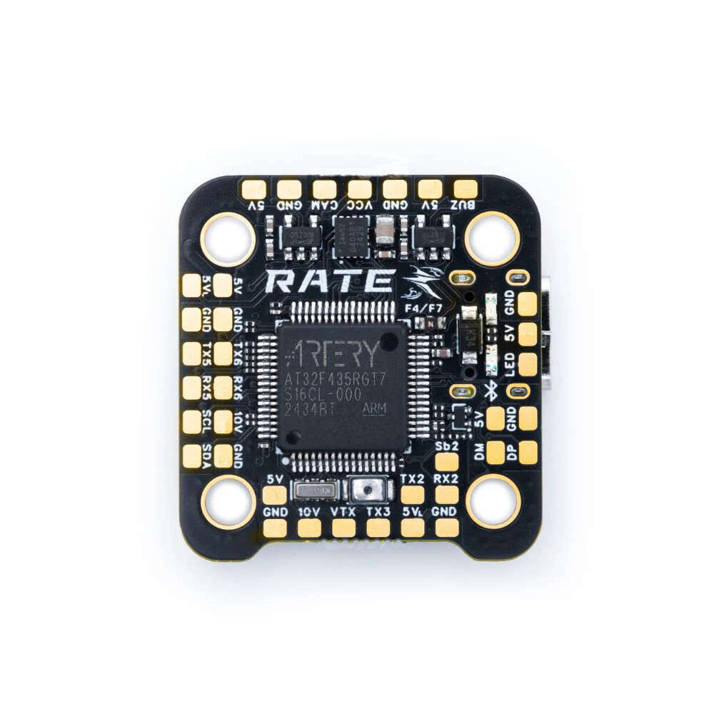 Stack - RATE F4V4 F435 V4 40A Mini Stack F435 Flight Controller ICM42688 & 3-6S 32bit ESC for RC FPV