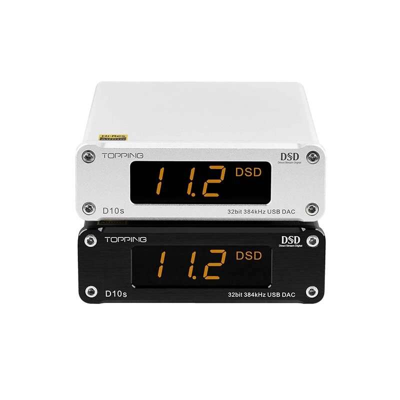 Topping D10S Mini Digital Usb Dac Xmos Xu208 Es9038Q2M Pcm384Khz Dsd256 Hifi Audio Decoder