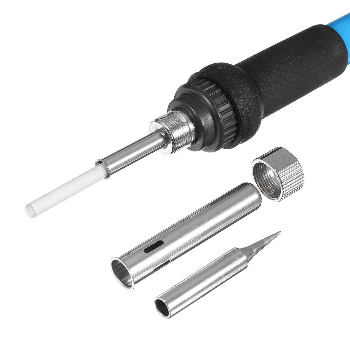 128Pcs 60W Electric Soldering Iron Kit Engraving Pen Wood Burning Pyrography C