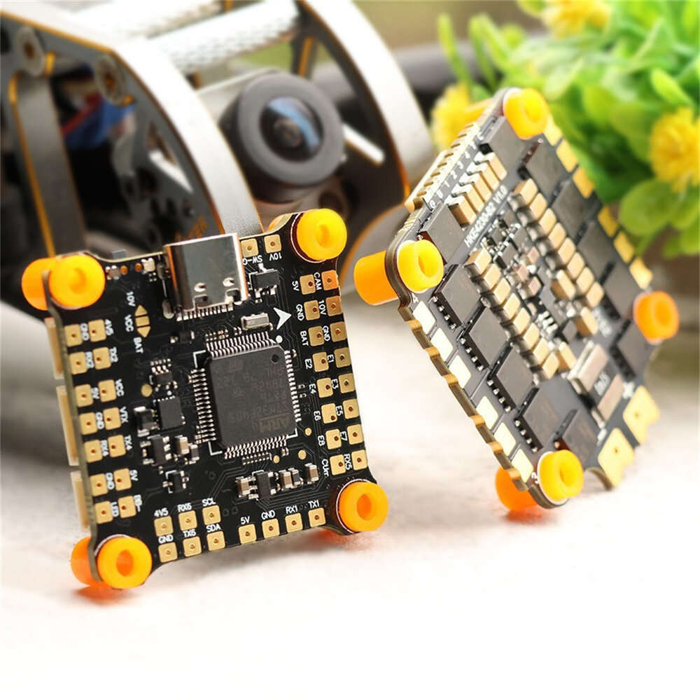 Stack - 30.530.5mm HAKRC F4530 V2 2-6S Flight Controller 4320 BLHeli 32 65A 4in1 ESC Stack for DIY R