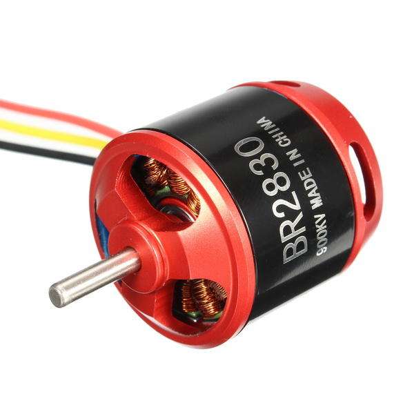 4 Pcs - Racerstar BR2830 900KV 2-4S Brushless Motor For RC Airplane