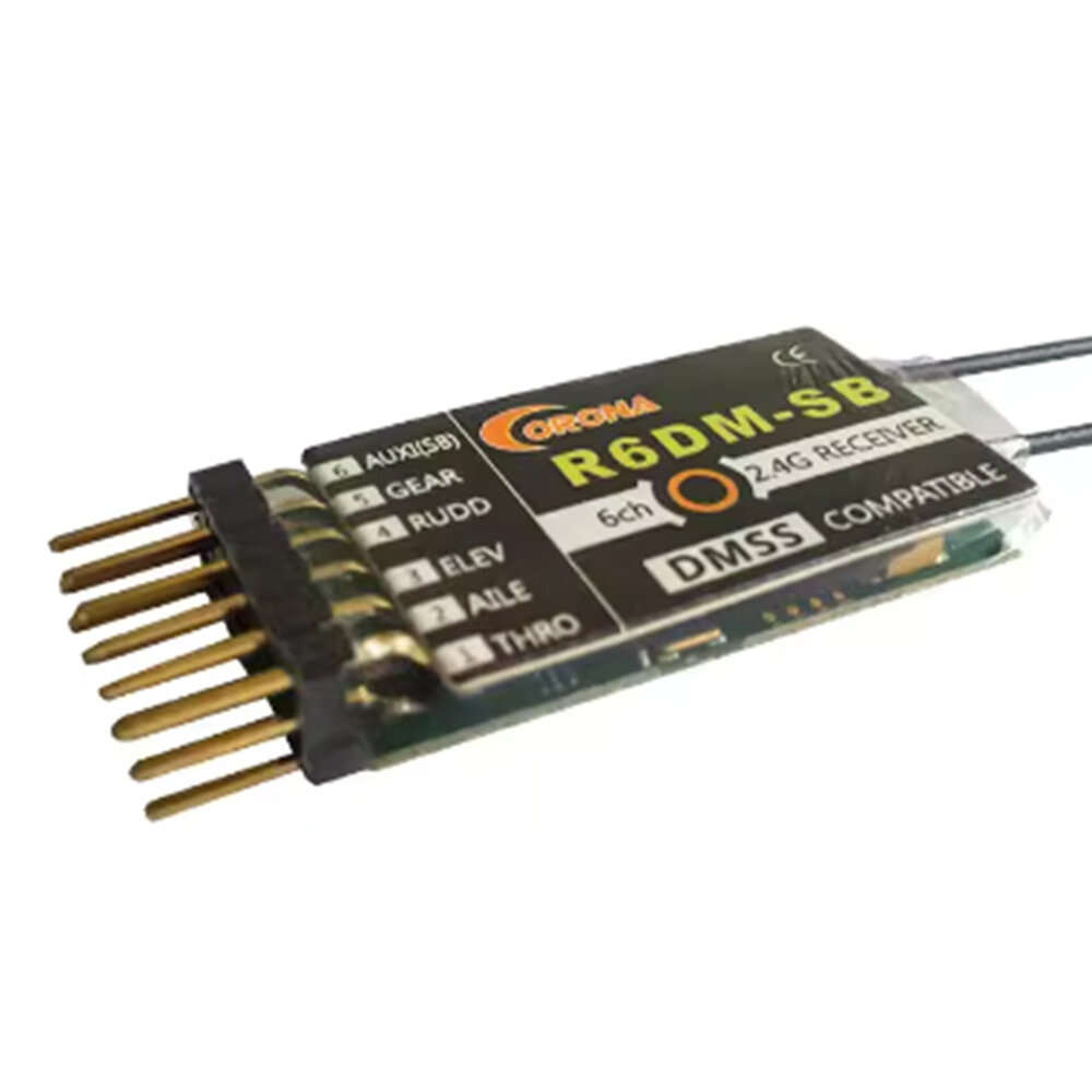 CORONA R6DM 2.4GHz 6CH DMSS Compatible Receiver for JR XG6 XG7 XG8 XG11 XG14 Radio Transmitter