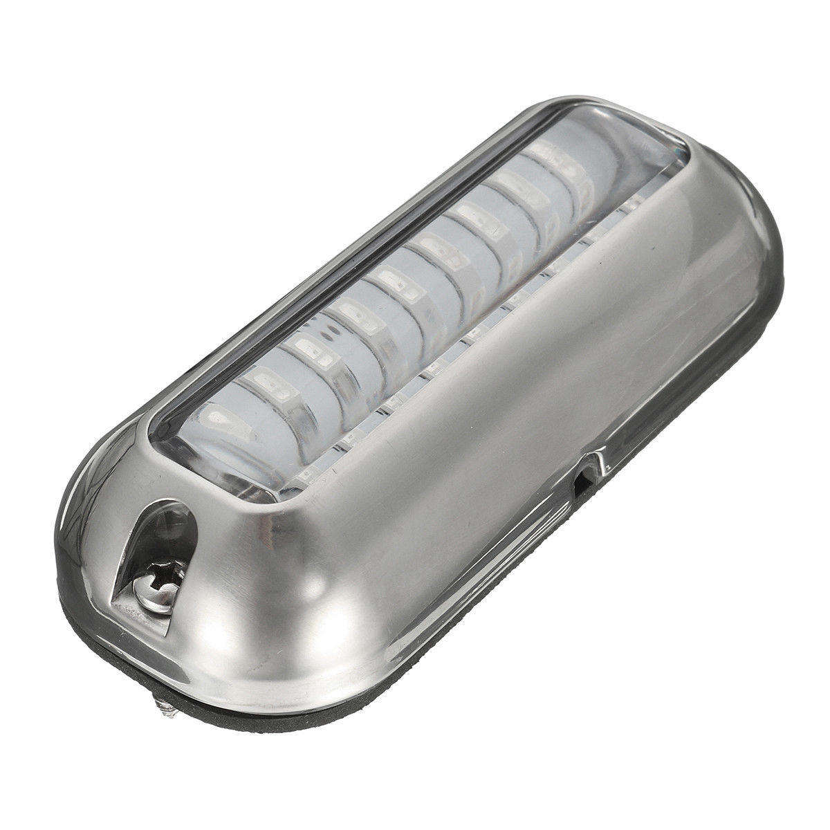 12V 50W 27Led 316 Stainless Steel Boat Transom Lamp Underwater Pontoon Marine Lights For Boat