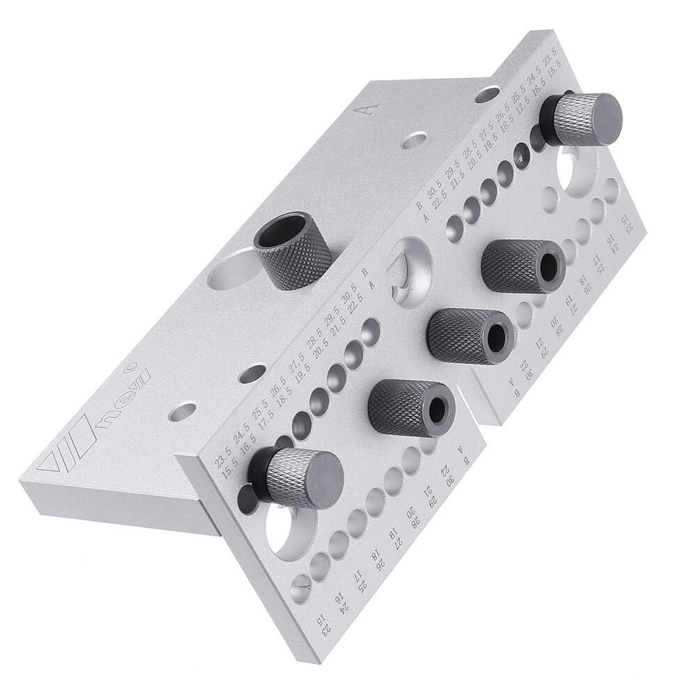 Oxidation-3 In 1 Dowel Jig+C-type Clamp - ENJOYWOOD Wnew Precision Doweling Jig Woodworking Hole Pun