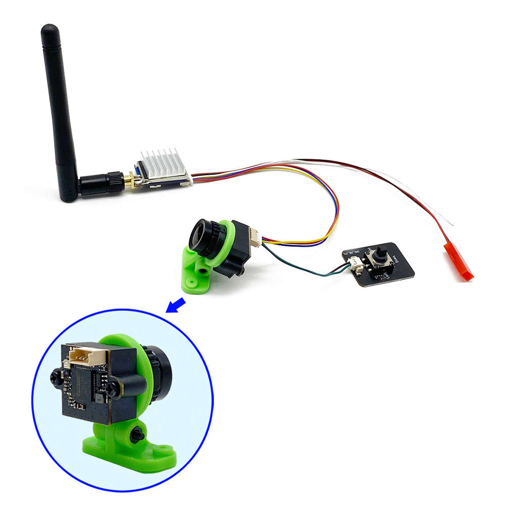 600mW VTX Camera - EWRF 5.8GHz 40CH 600mW 7-12V Power FPV Transmitter Kits VTX Support OSD Analog 12
