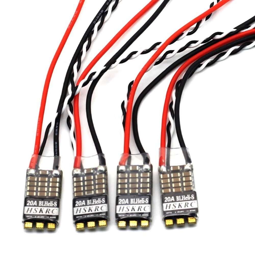 4 PCS - HSKRC Brushless 20A/30A/35A/45A 2-4S BLHeli-S ESC Speed Controller Oneshot DSHOT600 for FPV