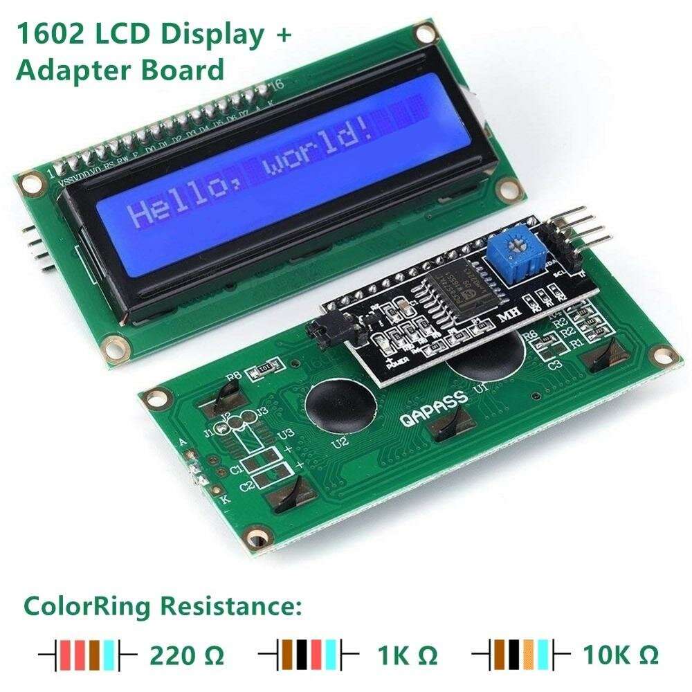 AOQDQDQD Module Sensor Kit For Arduino with 0.96" OLED 1602 LCD Display Relay Servo Motor DHT11 for