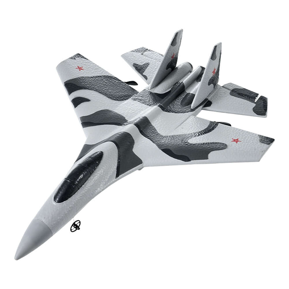 Three Batteries - Flybear FX8820 SU-35 Fighter 290mm Wingspan 2.4GHz 3CH Built-in 6-Axis Gyro EPP RC