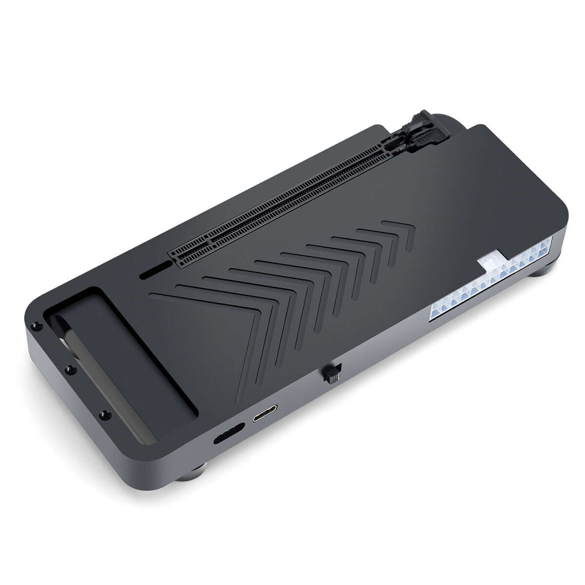 Black - RONGDESON RDS003 External Graphics Card Dock Thunderbolt4 USB4 40Gbps PCIe 4.0x16 AMD NVIDIA