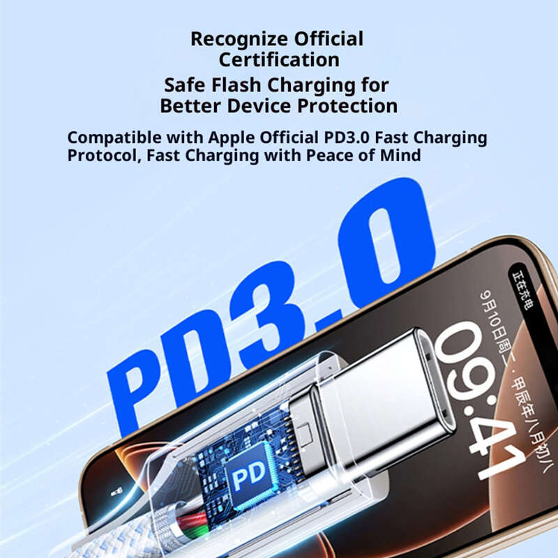 1.5M - UGreen L501 3A 60W Type-C to Type-C Cable PD3.0 Fast Charging Data Transmission Tinned Copper