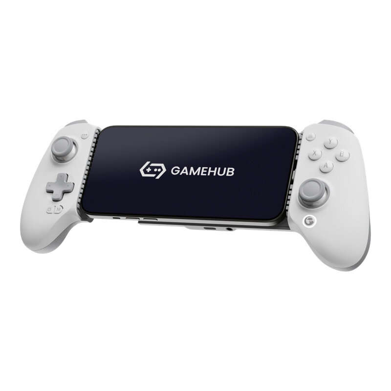 Grey - GameSir G8+ MFi Stretchable Mobile Gaming Controller Type-C Wired Gamepad with Hall Joysticks