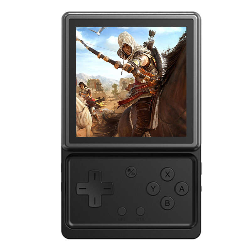 Silver - [128G] ANBERNIC RG Rotate 4000+ Games Handheld Game Console 3.5-inch Touchscreen T618 Octa