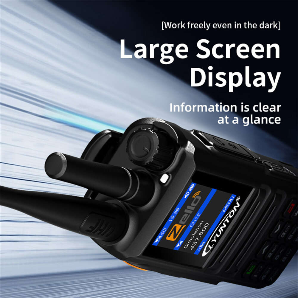 DG90000 Zello Walkie Talkie Dual-Mode 4G Network bluetooth GPS Navigation WIFI 6000mAh Battery Outdo