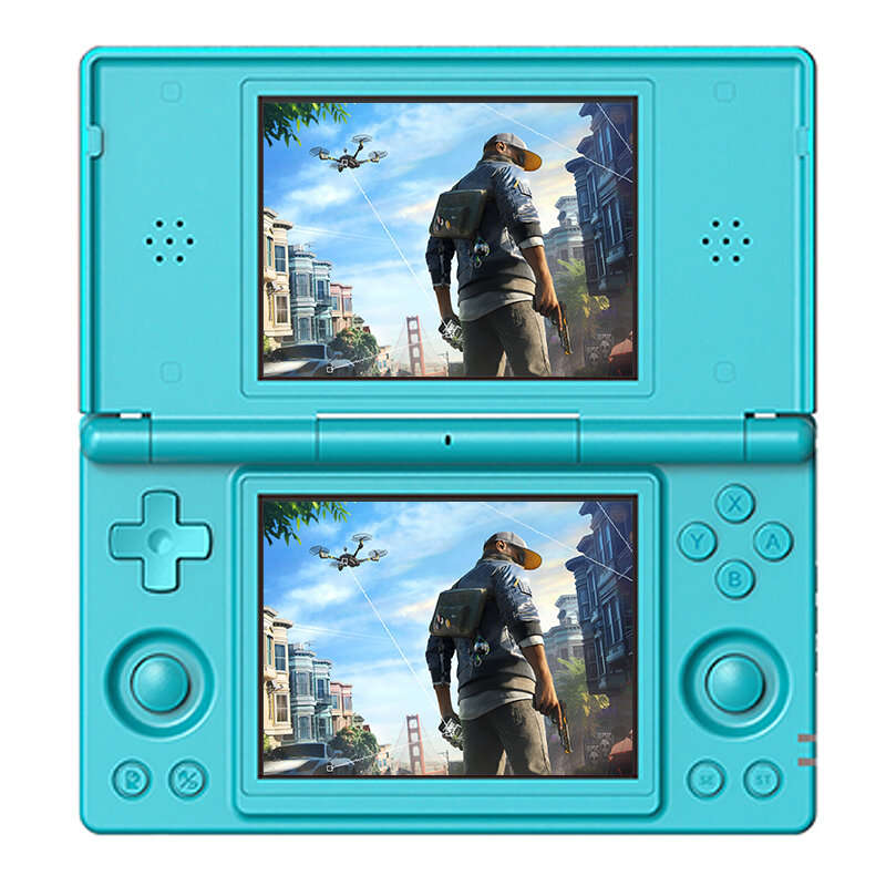 Black Red - [Basic version] ANBERNIC RG DS Dual Screen Android 14 Handheld Game Console 4-Inch IPS T