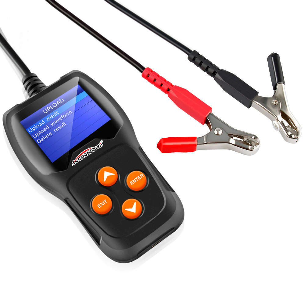 KONNWEI KW600 12V Car Battery Tester Analyzer 100 to 2000CCA Cranking 30- 220 AH