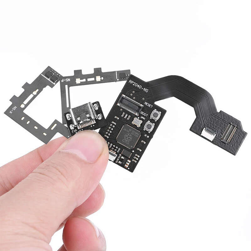 10PCS OLED - Raspberry Pi2040 Game Console Cable Chip Replacement Parts CPU Cable Game Console Cable