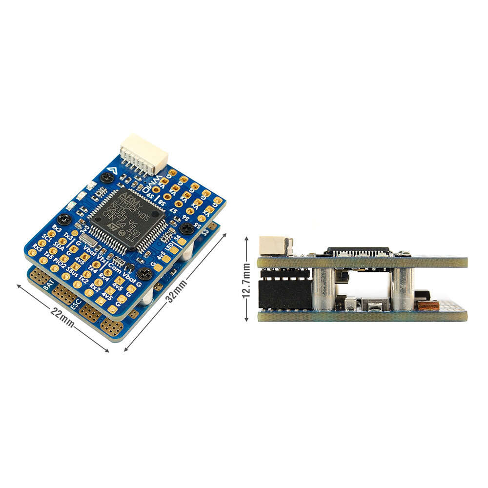F405-WMO - MATEK F405-WMO Flight Controller ICM42688P IMU MatekF405-TE ArduPilot for Fixed Wing RC A