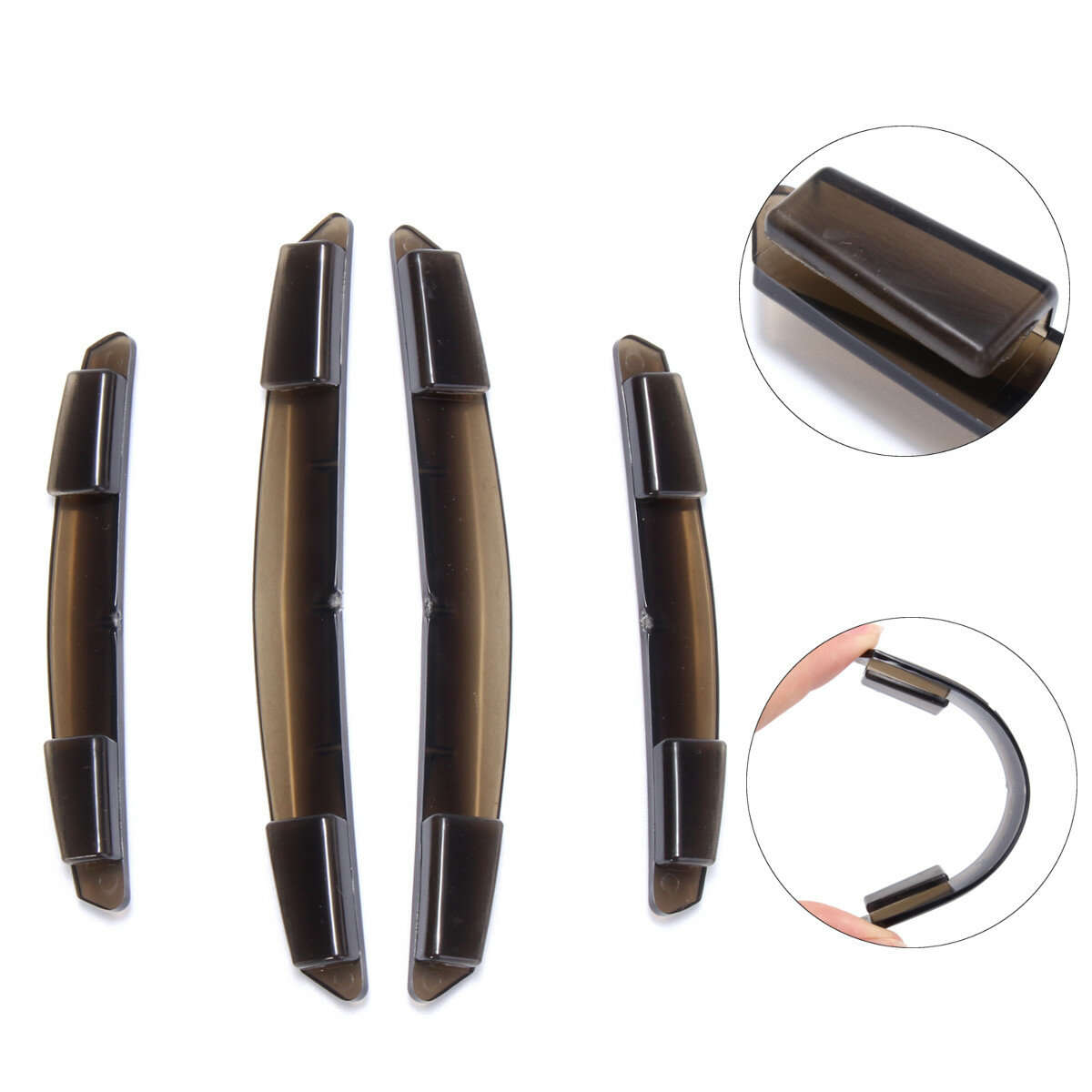 Car Door Edge Black Scratch Anti-collision Strip Exterior Trim Protector