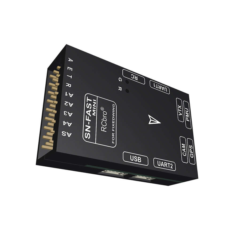 Black - Lefei SN-FAST Mini Flight Controller PMU Multi Mode 8-Channel PWM Support DJI O3 O4 VTX OSD