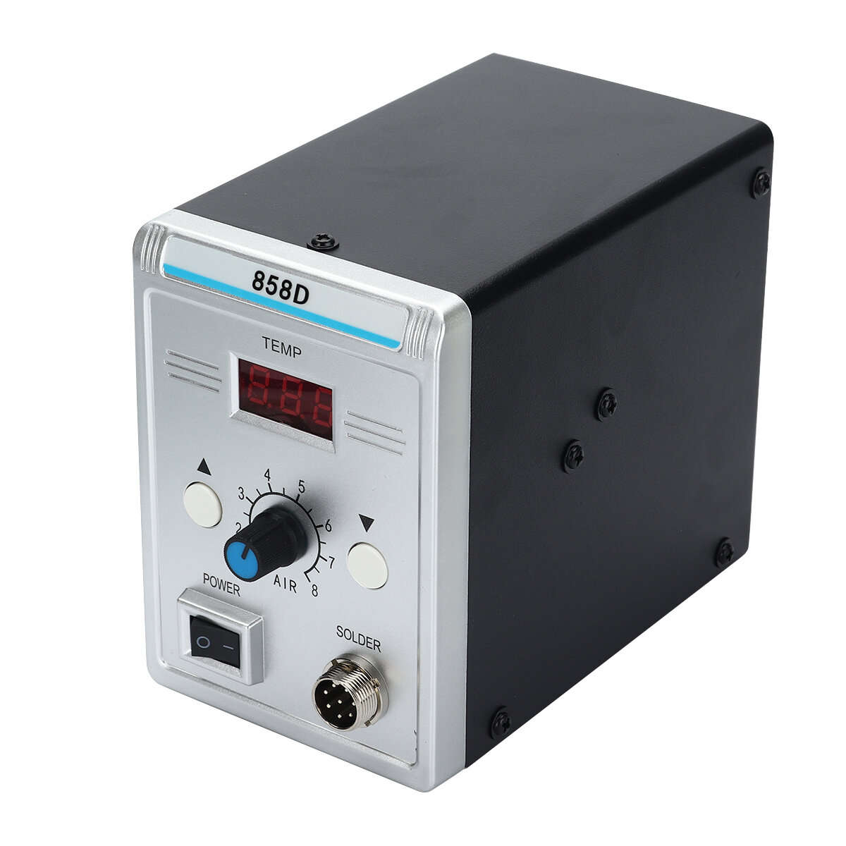 858D 700W BGA Rework Solder Station Soldering Heat Air Gun Station 220V / 110V For SMD SMT Welding R