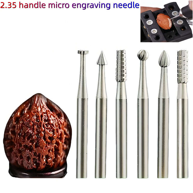 1.0mm - High-Speed Steel Micro Carving Tool Bits 1.0mm 1.4mm 1.8mm 2.3mm Precision Woodworking Engra