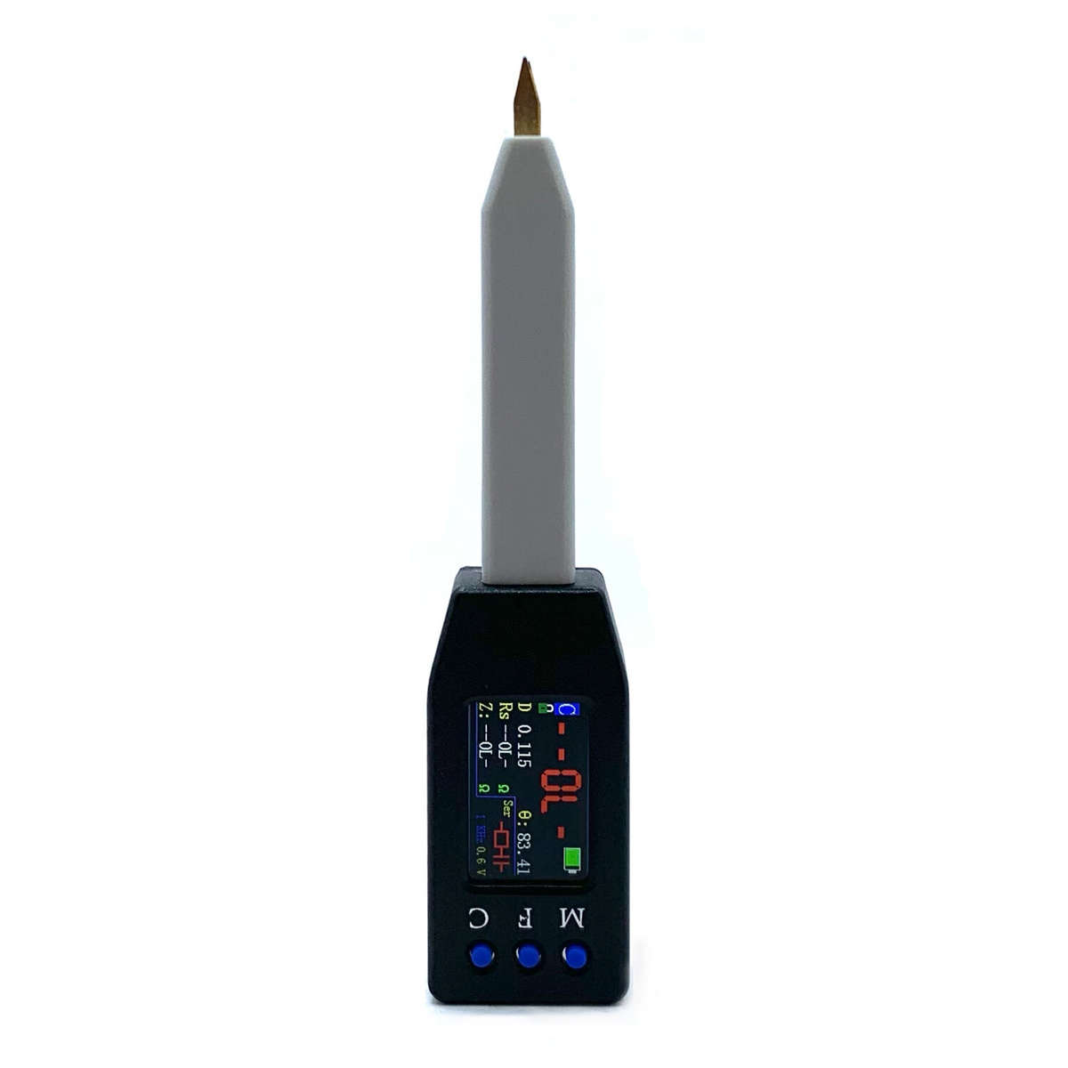 Black - LCR Meter P2 Electronic Component Tester Inductance Capacitance Resistance Diode Factor Port