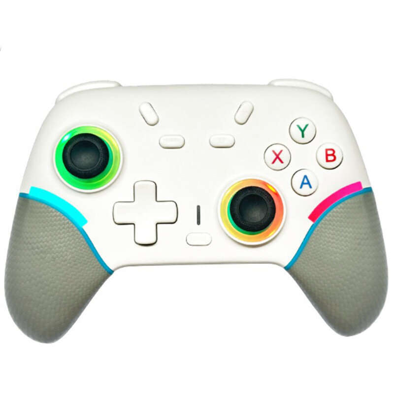 Black - X9 Tri-mode Wireless Gaming Controller with RGB Lighting Programmable Back Buttons Dual Vibr