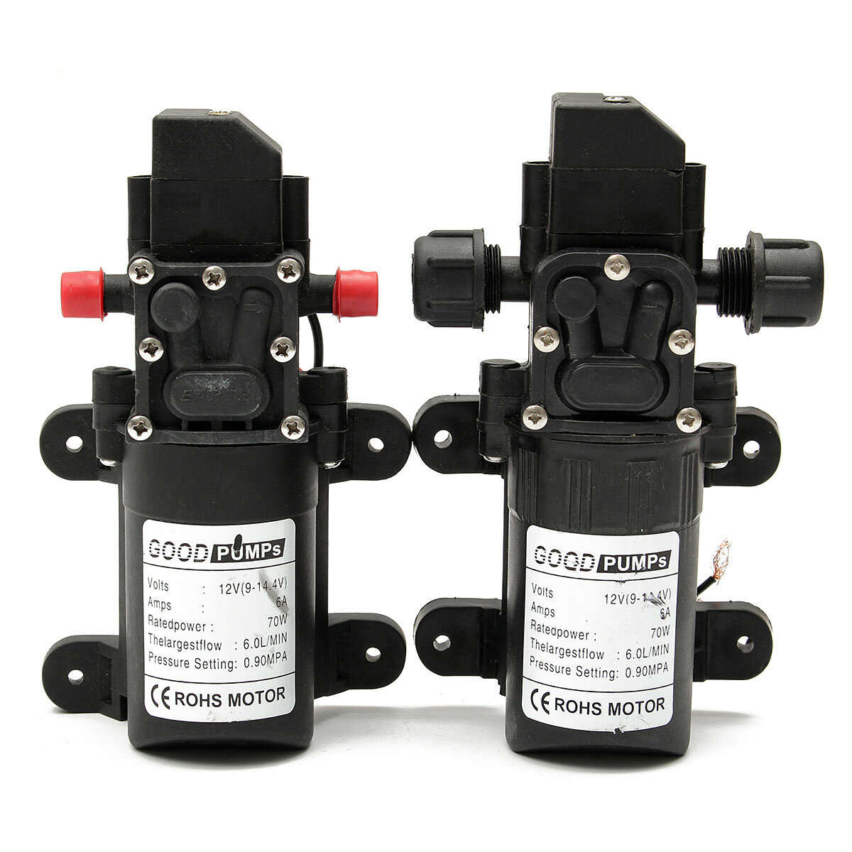 Fl-3308 130Psi 6L/Min Water High Pressure Diaphragm Pump Caravan Boat Dc 12V 72W