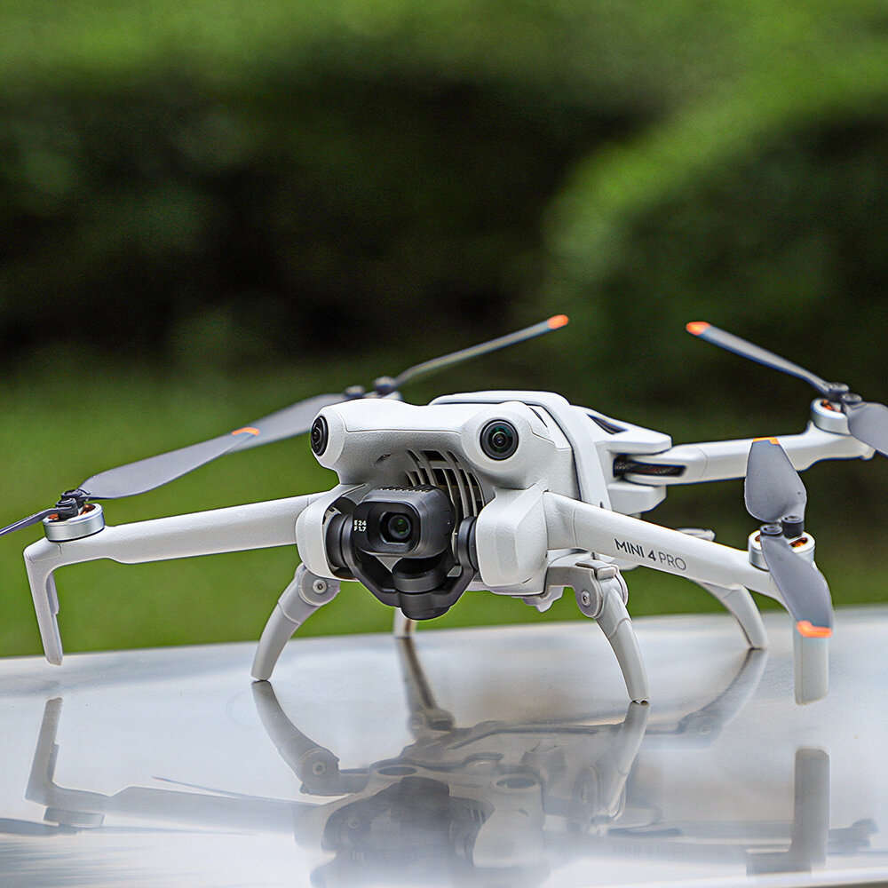 Orange - Sunnylife Foldable Extended Heightening Spider Landing Gear Legs Protector Support for DJI