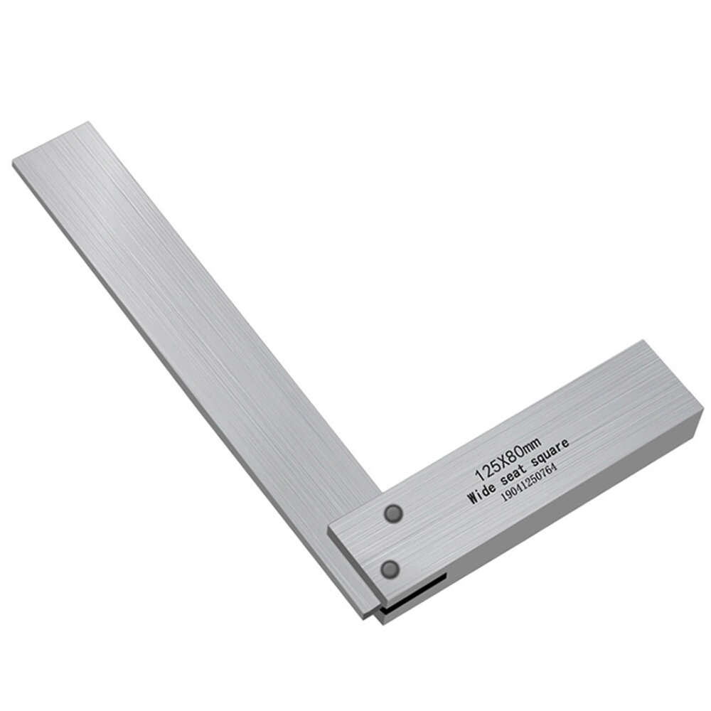 10063mm - Square 90-degree square L-shaped ruler With ground seat hardened steel angle ruler 63x10 8
