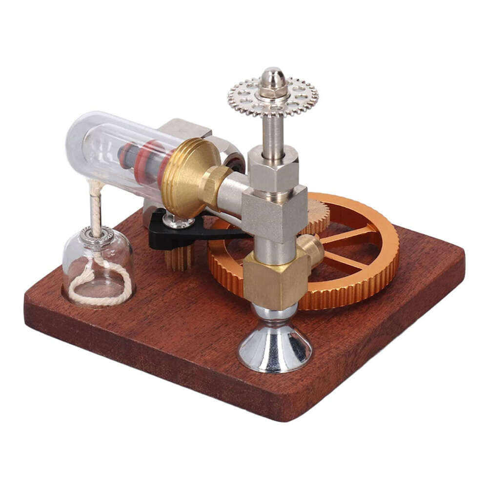 Red - SH-18 Adjustable Speed Stirling Engine Model Science Technology Puzzle Novelty Toys